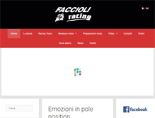Tablet Screenshot of faccioliracing.com